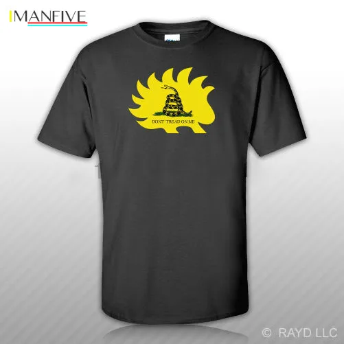 

Libertarian Porcupine Dont Tread On Me T-Shirt Tee Shirt Free Sticker 2a
