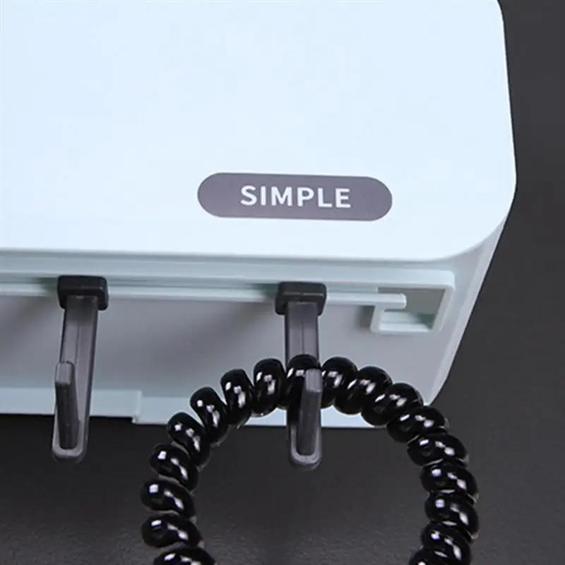 1 PC Bathroom Rack Punch Free Toothpaste Toothbrush Storage Rack Wall Mounted Adjustable Hook Holder