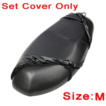 

Black Motorcycle Moped Scooter Bike Seat Cover Elastic Waterproof Protector High Quality And Brand New Motorcycle Cushion Cover