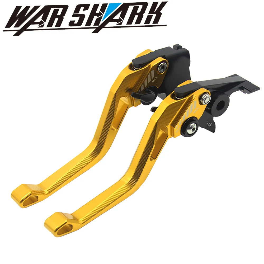 yellow NO logo CNC Мотоцикл Регулируемые рычаги тормоза сцепления для Honda VFR1200F VFR 1200F 1200/F 2010 - Цвет: yellow NO logo