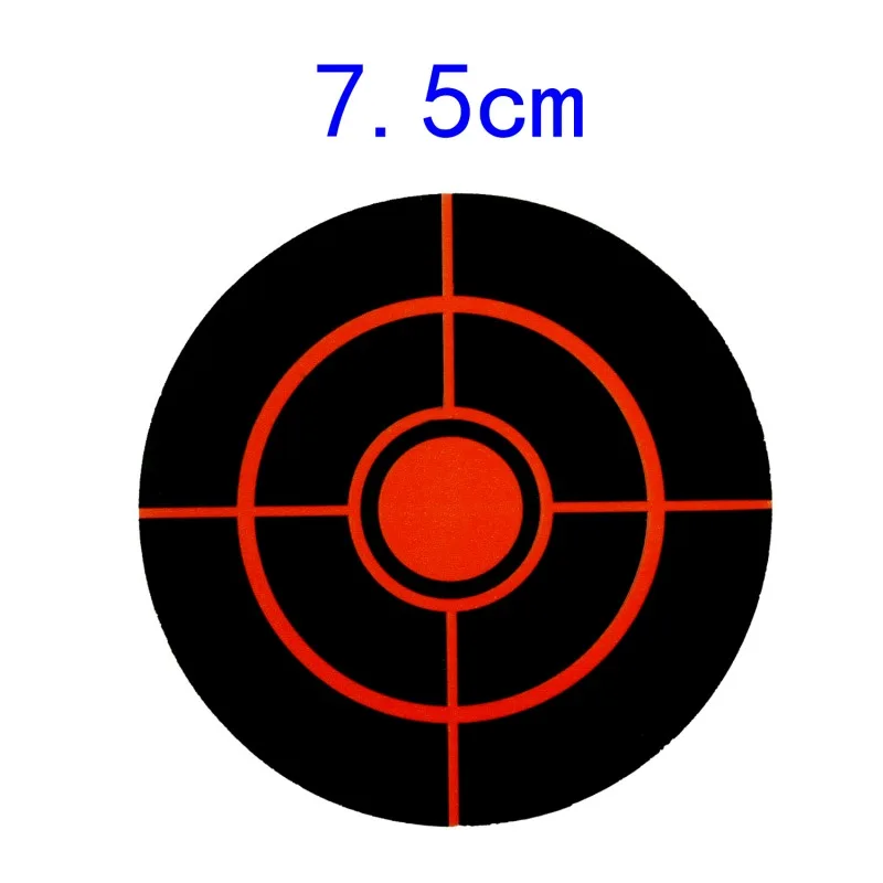 Горячая 250 шт/рулон диаметр 7,5 см Splatter Target Shoot тренировочные наклейки Набор