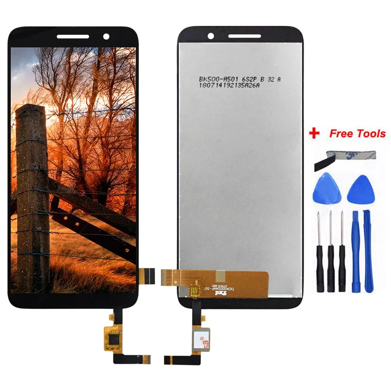 

5.0For Alcatel 1 5033 5033A 5033J 5033X 5033D 5033T LCD Display+Touch Screen Digitizer Assembly For Telstra Essential Plus 2018
