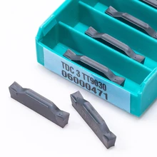 Outil de tournage de filetage de haute qualité, tour insertion en carbure TT9030 Inserts externes, fraise 10 pièces