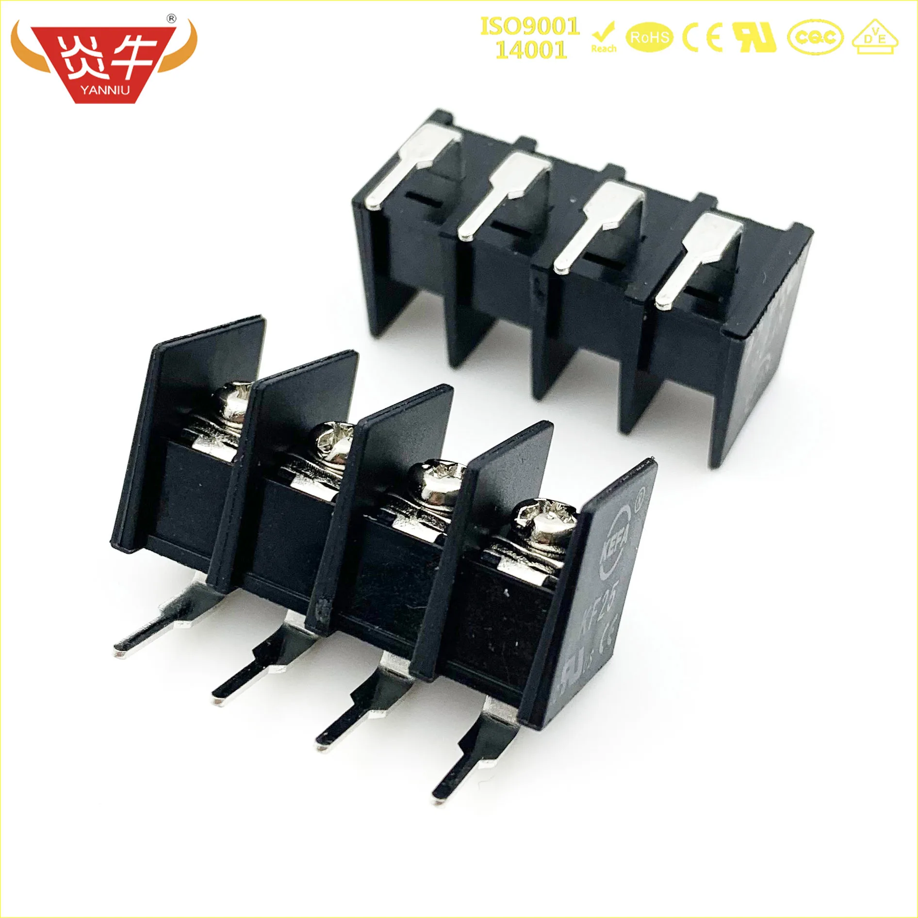 

KF25R 7.62 2P ~ 12P PCB CONNECTOR BARRIER TERMINAL BLOCK KF25 DG25 DG25R B 7.62mm 2PIN ~ 12PIN 20A/300V PHOENIX CONTACT DEGSON