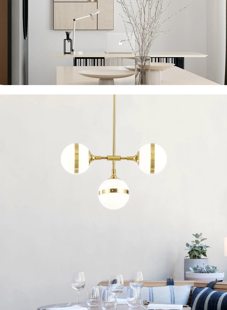 Американская Лофт RH Ретро металлическая круглая светодиодная люстра E14 Lustre Luminaria для гостиной, стеклянная люстра с подвеской