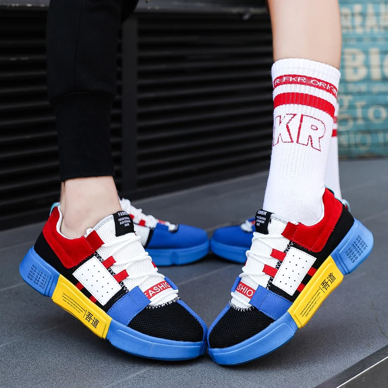 Унисекс для мужчин и женщин Тройная прогулочная обувь на платформе Nyfw кроссовки