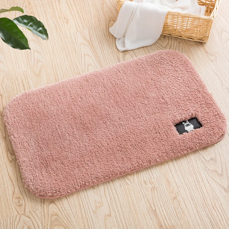 Pink Ковер для спальни, гостиной, ванной, унитаза, коврик для ванной, ковер для кухни, Badkamer аксессуары, Tapetes Badmat Banheiro - Цвет: Pink