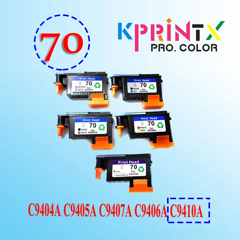 70 печатающая головка C9404A C9405A C9406A C9407A C9410A C9408A совместима с hp70 для Designjet Z2100 Z3100 B8850
