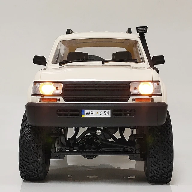 Children Full Scale Four-wheel Drive Classic Land Cruiser RC Crawler Car Model Toy DIY Assembly Parts 4WD Remote Control Truck 5