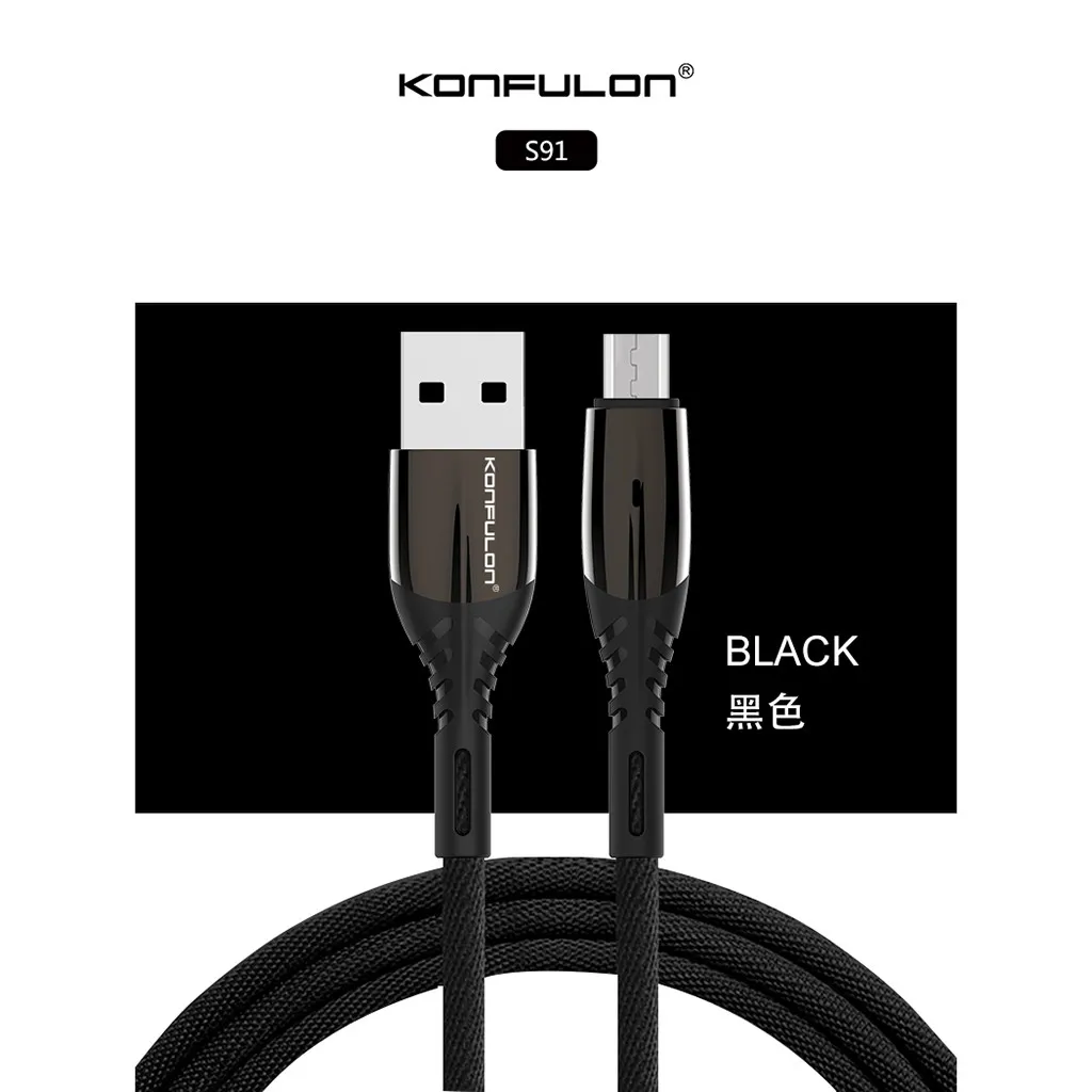 20 1 м Micro USB прочная линия передачи данных 2.4A высокоскоростное зарядное устройство для телефонов Android быстрая прямая поставка