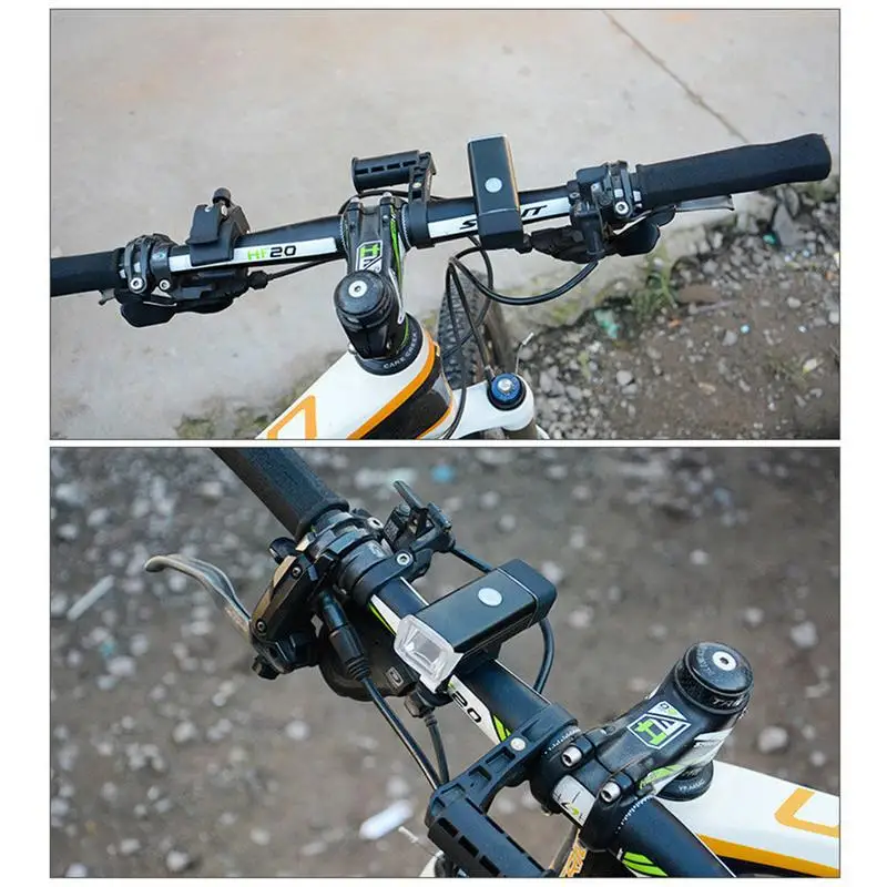 Usb Rechargeable Bike Light Front Handlebar Cycling Led Light Battery Flashlight Torch Headlight Bicycle Accessories