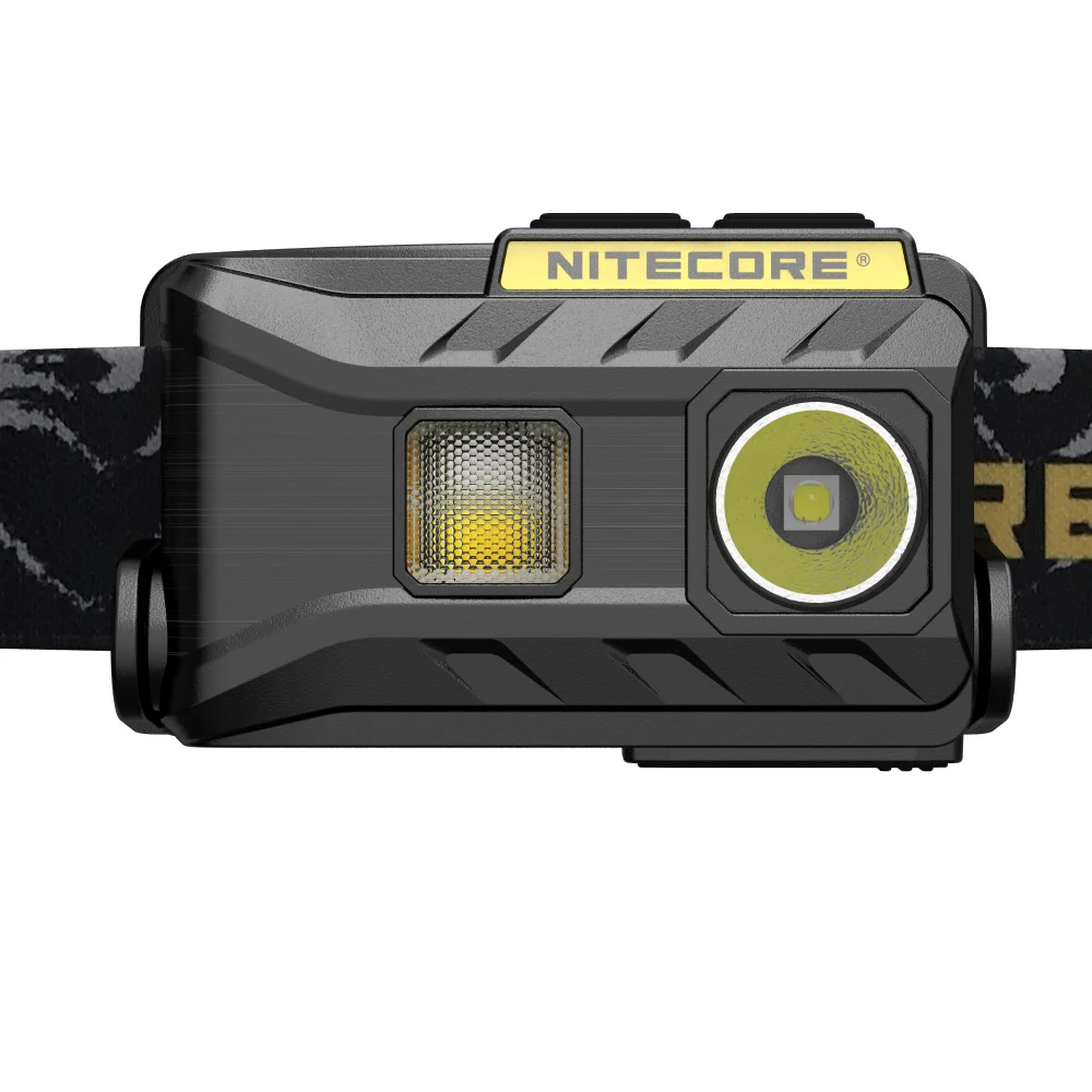 Nitecore NU25 3xled Перезаряжаемые фары 360 люмен Трехместный Выходы легкий фар фонарик для использования вне помещений время езды на велосипеде, бега - Испускаемый цвет: Black