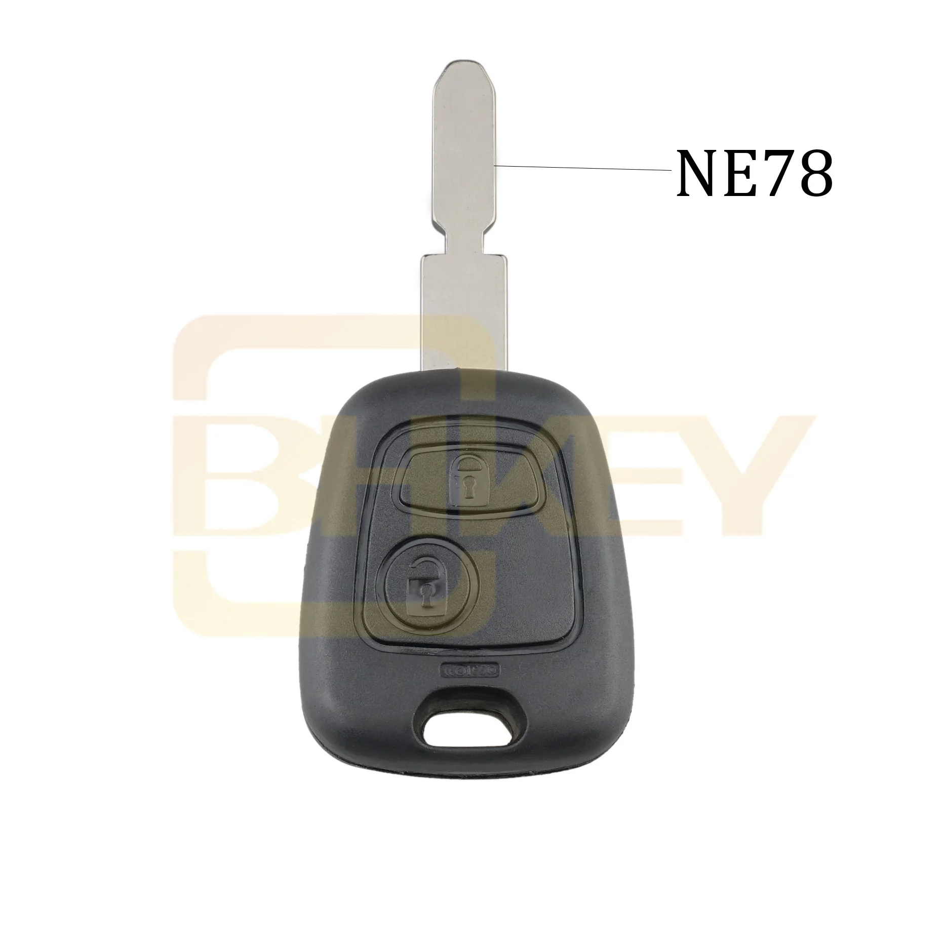 NE78 Blade BHKEY 2 кнопки дистанционного ключа автомобиля чехол брелок для Citroen C1 C2 C3 C4 Saxo Пикассо Xsara Picasso peugeot 106 206 306 307 107 207 407 - Цвет: NE78 Blade