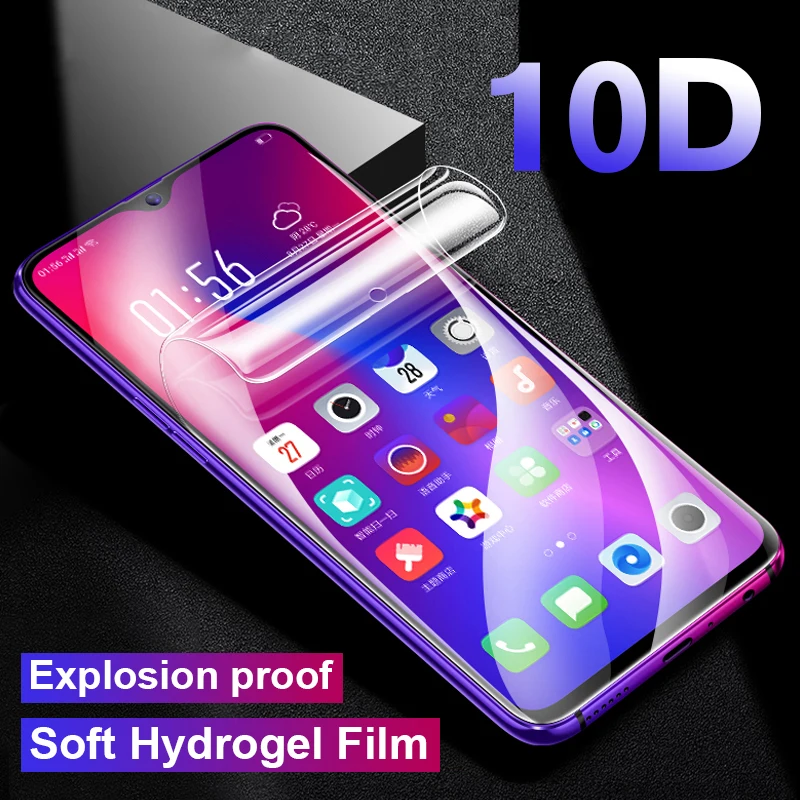 

3D Front + Back Full Curved Film For Realme 5 Pro X2 XT Screen Protector Full Cover nano Hydrogel Film for Realme X2 pro C2 3i Q
