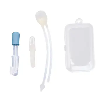 

4Pcs Newborn Baby Care Kit Healthcare Nasal Aspirator Dropper Feeder Nursing Kit GXMB
