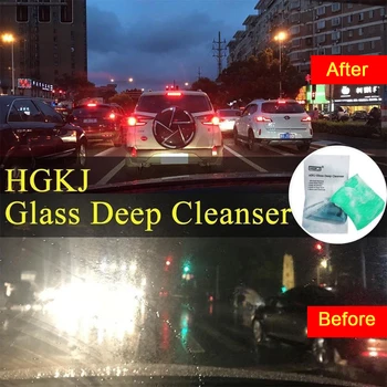 

Car Glass Oil Film Scratch Removing Cleaning Washing Sponge Removed Dirt Scratches Grease Resins Repair Sponge Universal