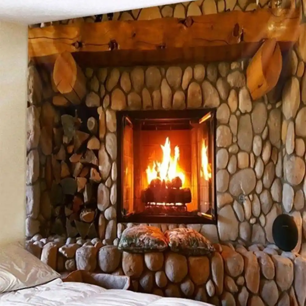 Fireplace Tapestry