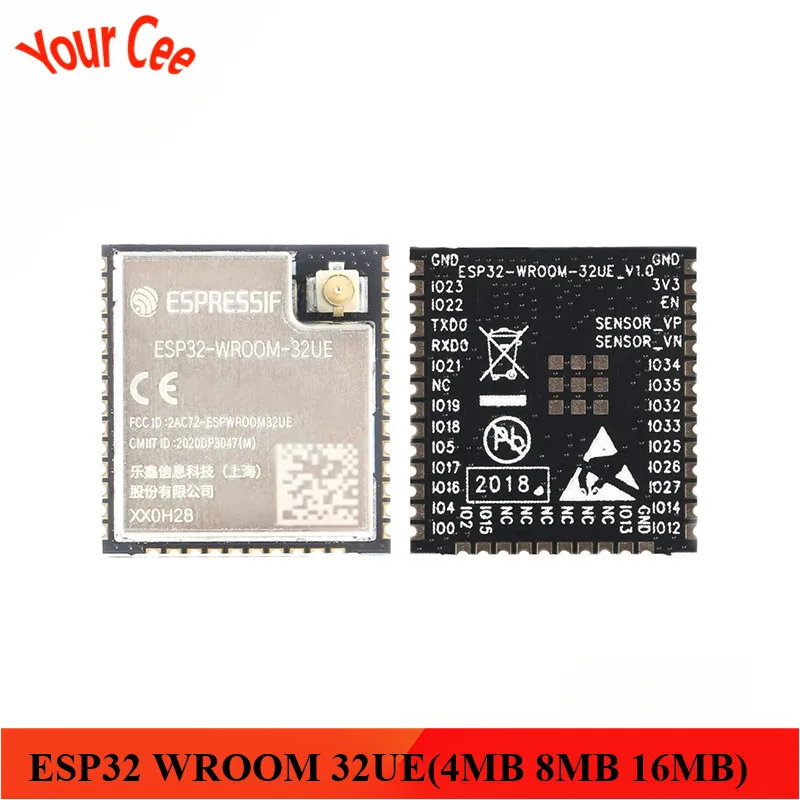 Флэш-память ESP32-WROOM-32UE 4 Мб 8 16 флэш-память ESP32-WROOM-32 ESP32 двухъядерный MUC Wi-Fi