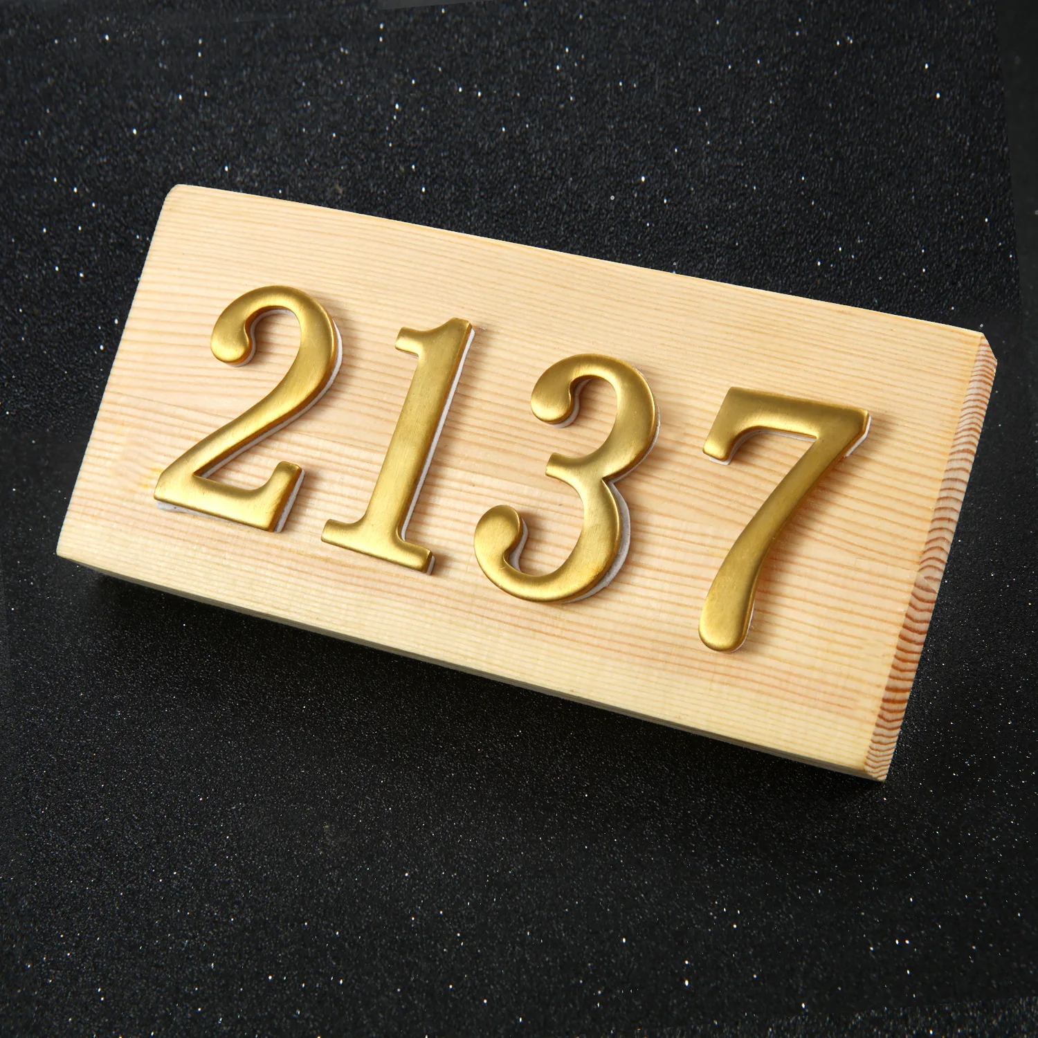 Oro Laton Letras Y Numeros Decoracion De Pared Villa Hotel Puerta