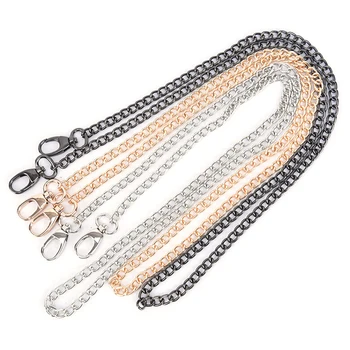 

1PCS DIY 100cm 9mm Metal Replacement Chain Shoulder Bags Straps Diy Strap Chain For Handbags Purse Handles Bag Hardware