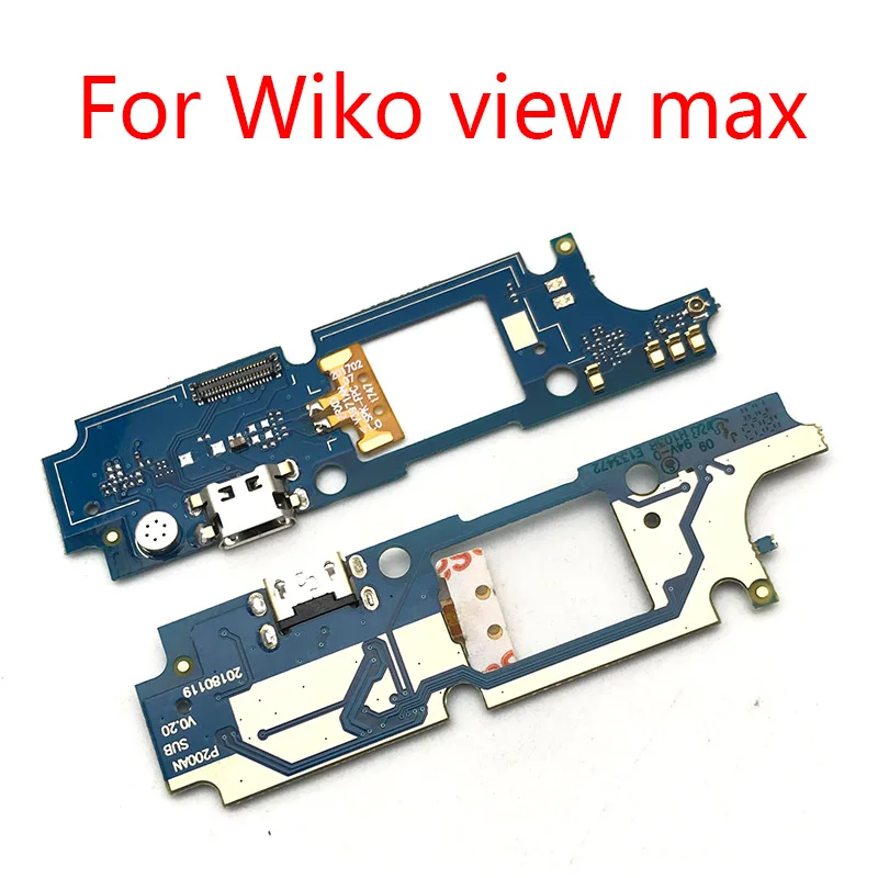 USB порт для зарядки Микрофон док станция микрофона гибкий кабель Wiko View Max Запасные