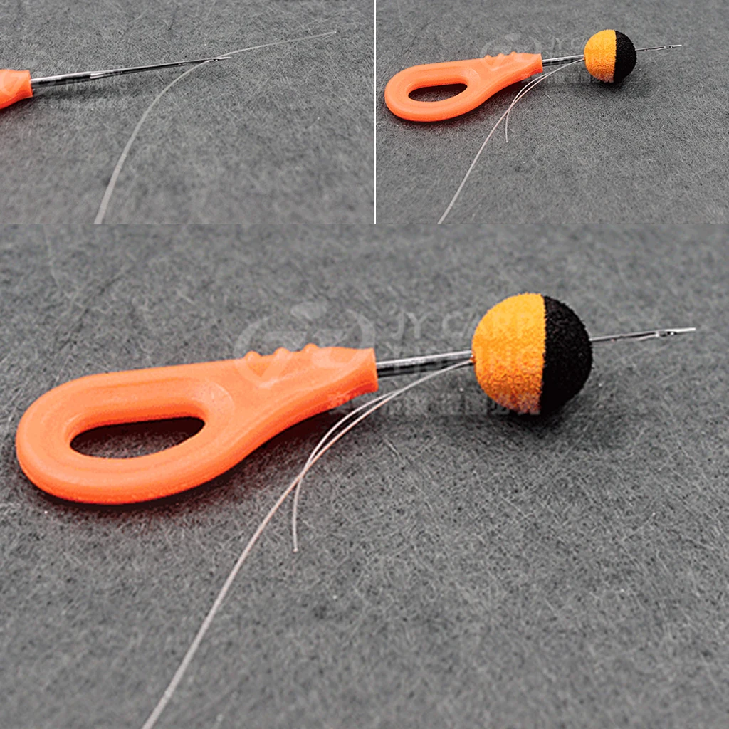 

Pack of 2Pcs Baiting Hook Needle Boilie Bait Drill Carp Coarse Fishing Baiting Driller Tools