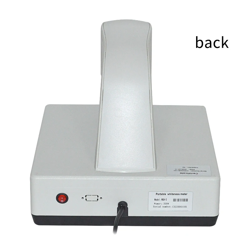 WSB-3 Desktop Whiteness Meter Machine Whiteness Meter Ceramic Powder Calcium Powder Tester 220V 1PC