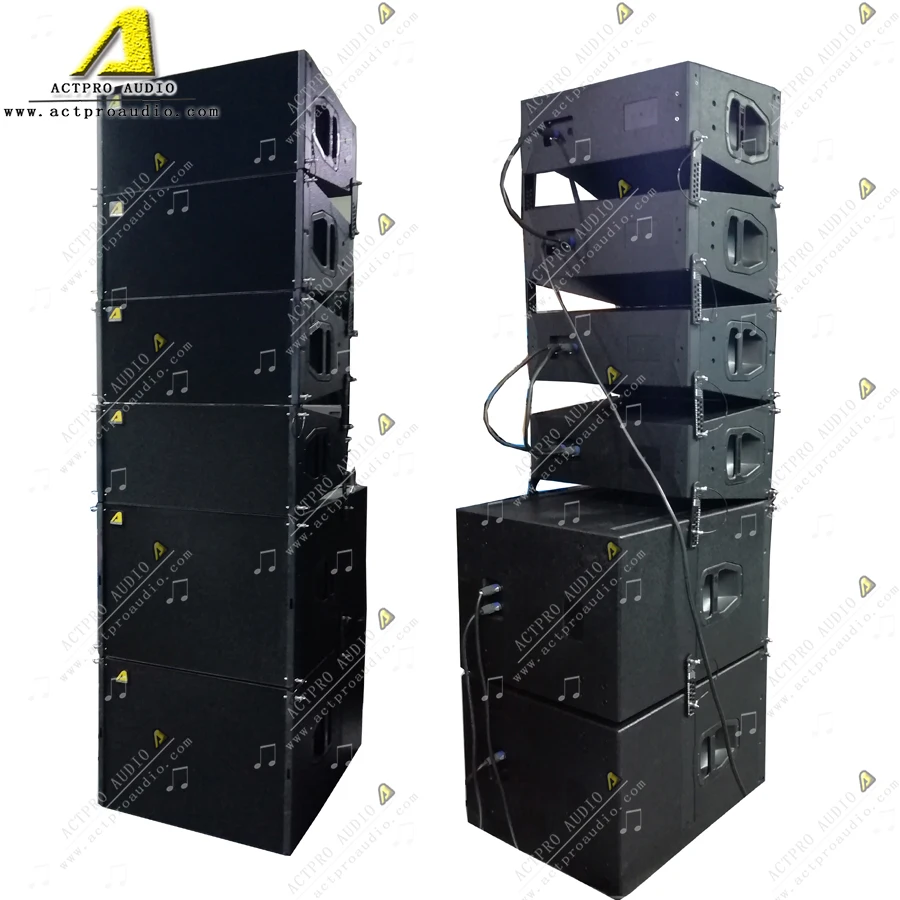 Двойной 10 дюймовый 800W активный Неодимовый Q1 Профессиональный для декорирования