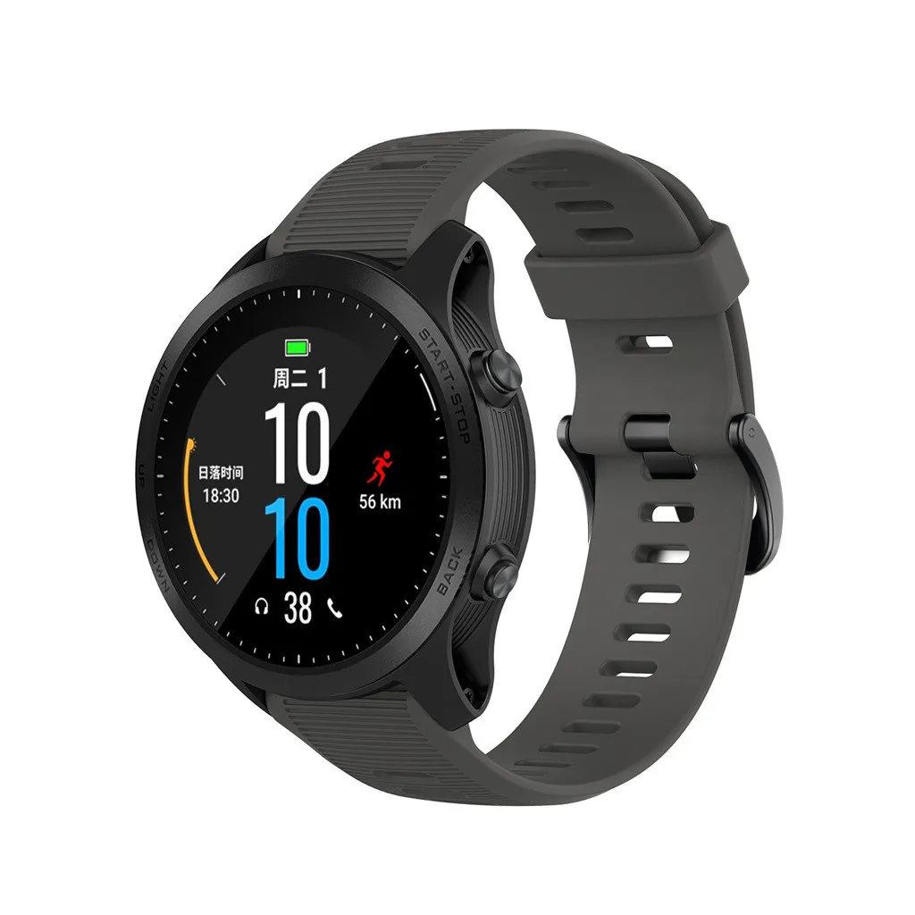 Ouhaobin силиконовый ремешок для Garmin Forerunner 945/935/Fenix 5/Fenix 5 Plus Смарт-часы сменный ремешок 916#2