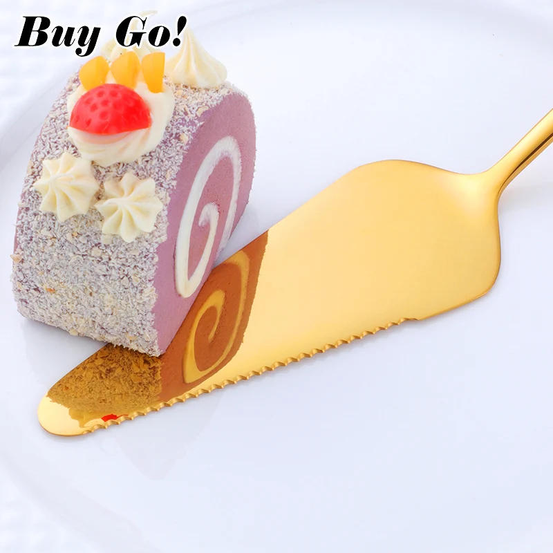 9 Colors 304Stainless Steel Cake Pizza Shovel Knife Butter Knife For Pie/Pizza/Cheese Dessert Cutlery Bakeware Cake Spatula Tool