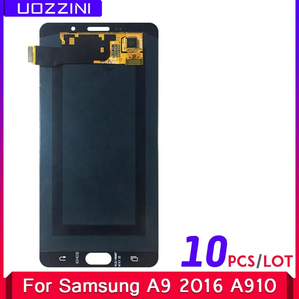 

10 Pcs/Lot New AMOLED For SAMSUNG GALAXY A9 Pro 2016 A910 1:1 Perfectly LCD Display Touch Screen Assembly