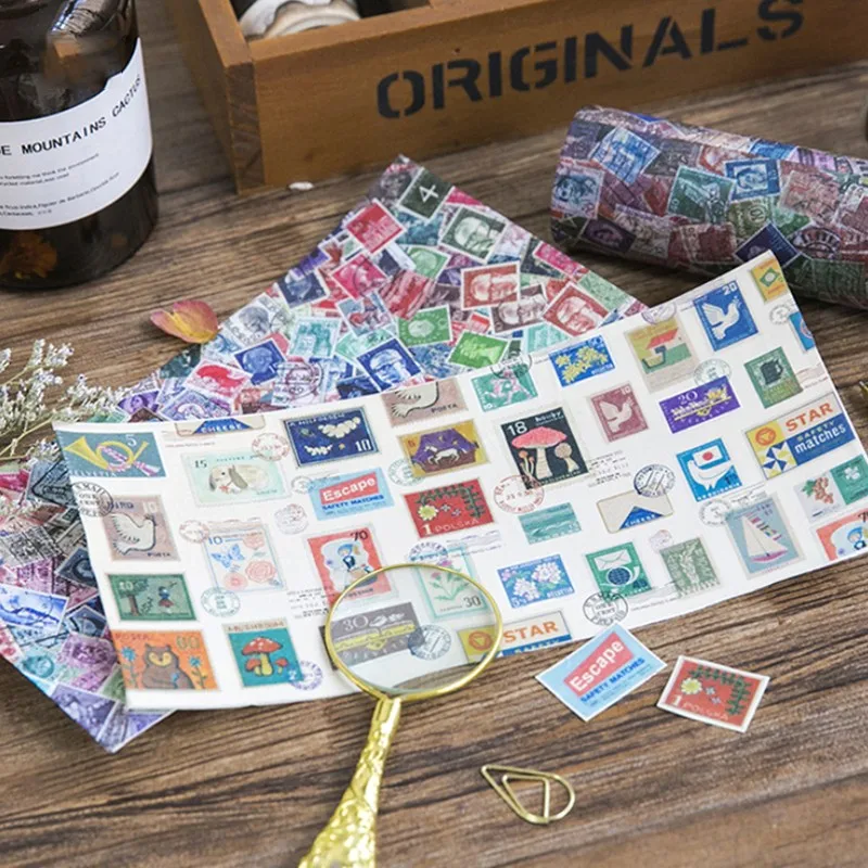 

10Roll Stamp Tape diary phone decoration hand account DIY photo album sticker Masking tape can cut scrapbook wholesale 10cm*5M