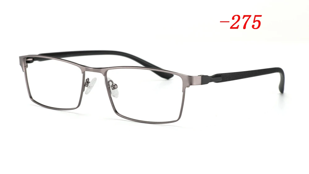 Sun Photochromic Myopia eyewear TR90 Alloy Frame Finished myopia glasses frame comfortable slip-resistant eyeglasses frame Men - Цвет оправы: Фиолетовый