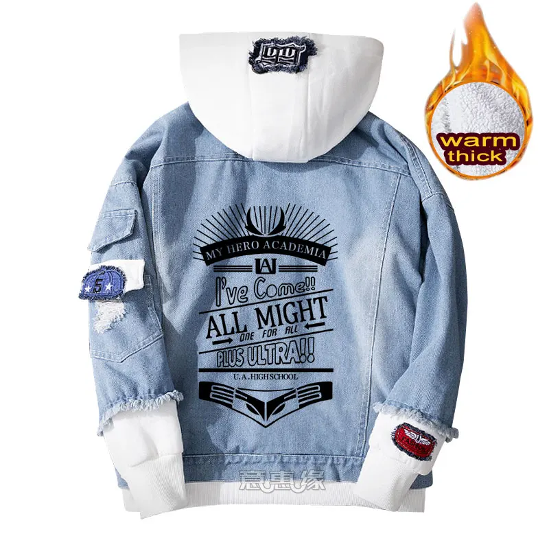 010 Boku No My Hero Academy hoodie Midoriya izku, пальто для косплея, джинсовая куртка для мужчин, зимняя женская джинсовая верхняя одежда, теплая толстовка - Цвет: 010