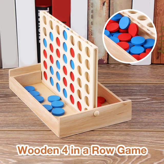 Jogos de estratégia de jogo de tabuleiro clássico de madeira para