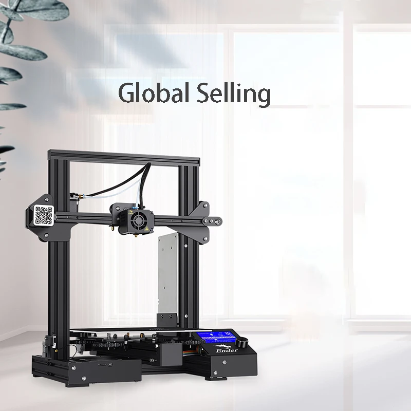 Ender-3S 3D-принтер Магнитная пластина для сборки, печать с отключением питания, сделай сам, быстрый срез, принтер с сенсорным экраном, 3d Высокоточный