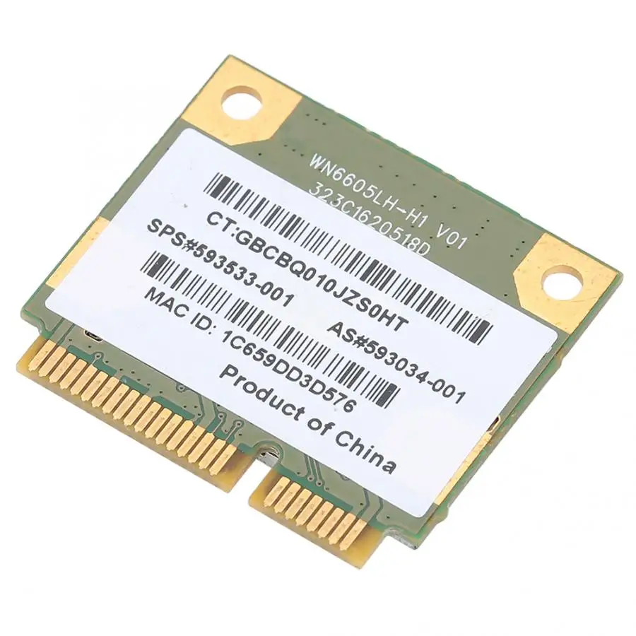 Беспроводная сетевая карта для RealTek RTL8191SE Mini PCI-E 300M 593533-001 для hp CQ42 G42