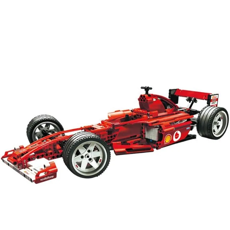 1242 Pcs Гоночный автомобиль 1:8 модель 1242 шт. Technic F1 набор экшн игрушки DIY строительные блоки кирпичи игрушки для детей - Цвет: 1242 Pcs