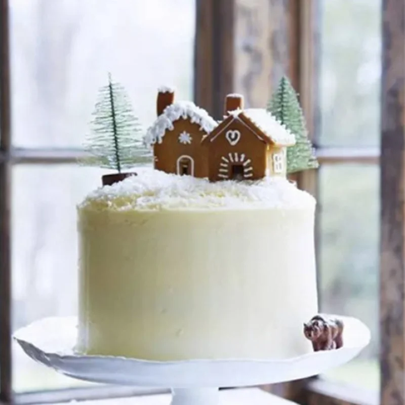 3 шт. Рождественский домик для имбиря набор резки печенья форма из нержавеющей