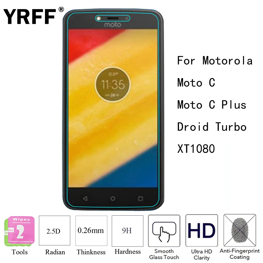 10 шт. 2.5D 9H для Motorola Moto C Plus/P30/P30 Note/One power/P30 Play/One/P50/Droid MAXX2 защитная пленка из закаленного стекла