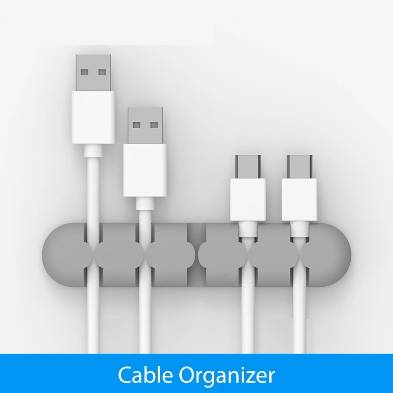 USB кабель Органайзер провода зажим для намотки держатель зарядное устройство Шнур Kabel Домашний Органайзер настольный кабель регулировочный фиксатор для наушники в форме мыши
