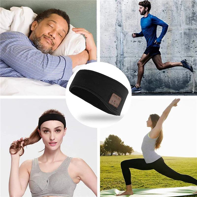 Bluetooth MP3 головная повязка беспроводные наушники гарнитура наушники музыка стерео Пот Группа для спорта на открытом воздухе ENA88