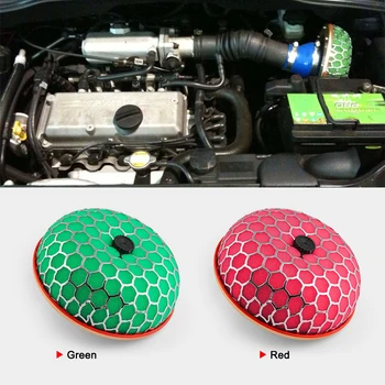 

Air inlet suitable 80mm/100MM Round Mushroom Car Air Filter Cleaner Intake Super Power Flow Universal Air Intake Filter