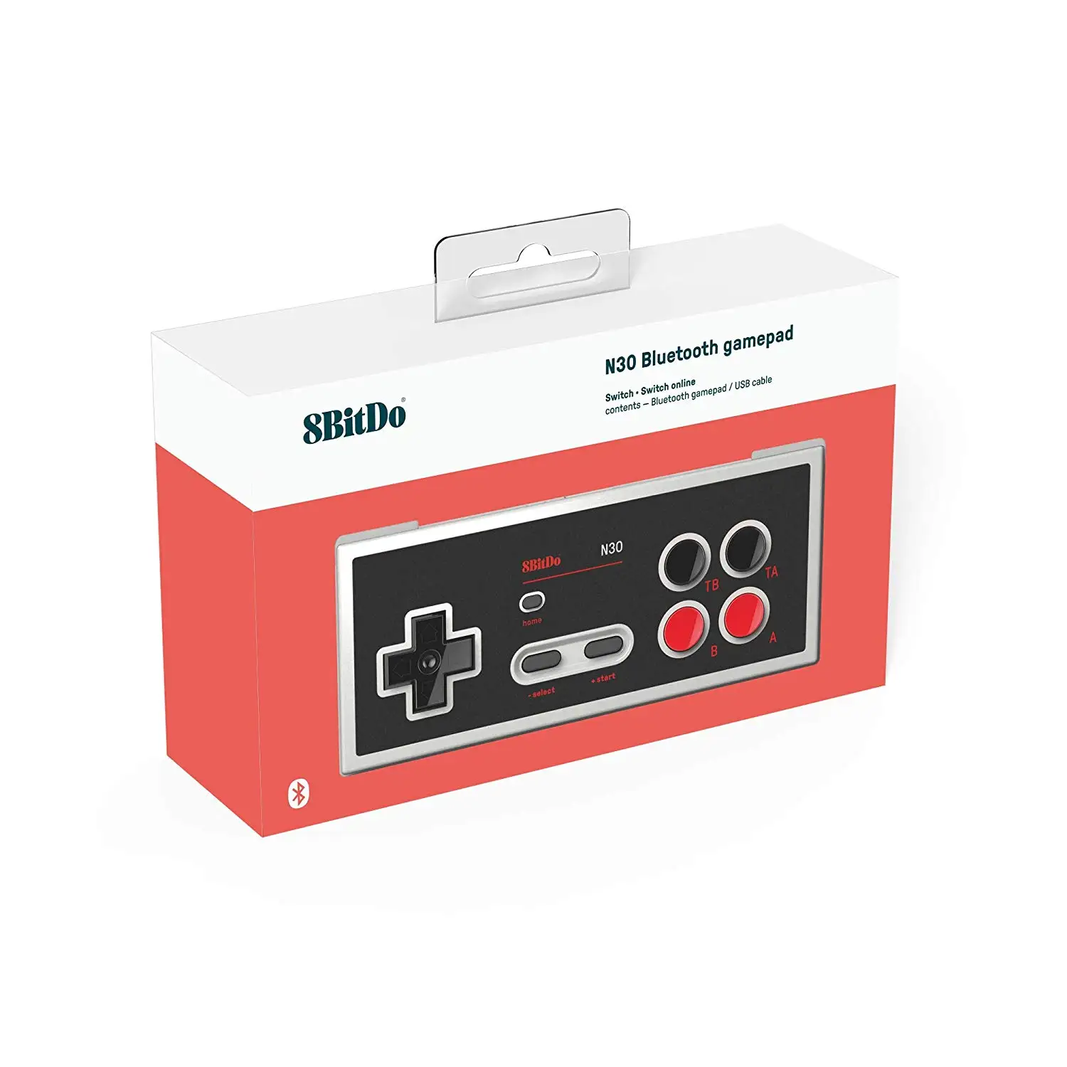 Черный цвет 8BitDo N30 Bluetooth беспроводной геймпад джойстик для переключения онлайн игры Поддержка Turbo