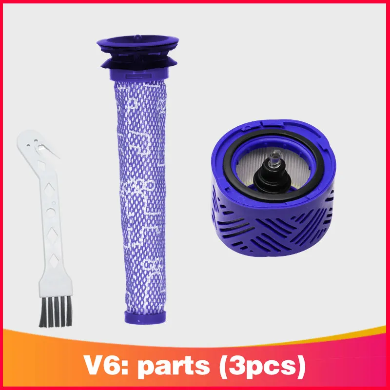1x Pre Filter + 1x Hepa Postfilter Kit For Dyson V6 Cordless Stick