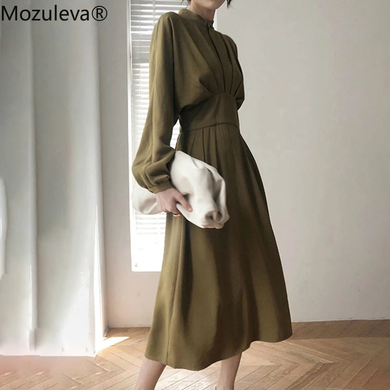 Женское винтажное элегантное платье Mozuleva ТРАПЕЦИЕВИДНОЕ ПЛАТЬЕ с