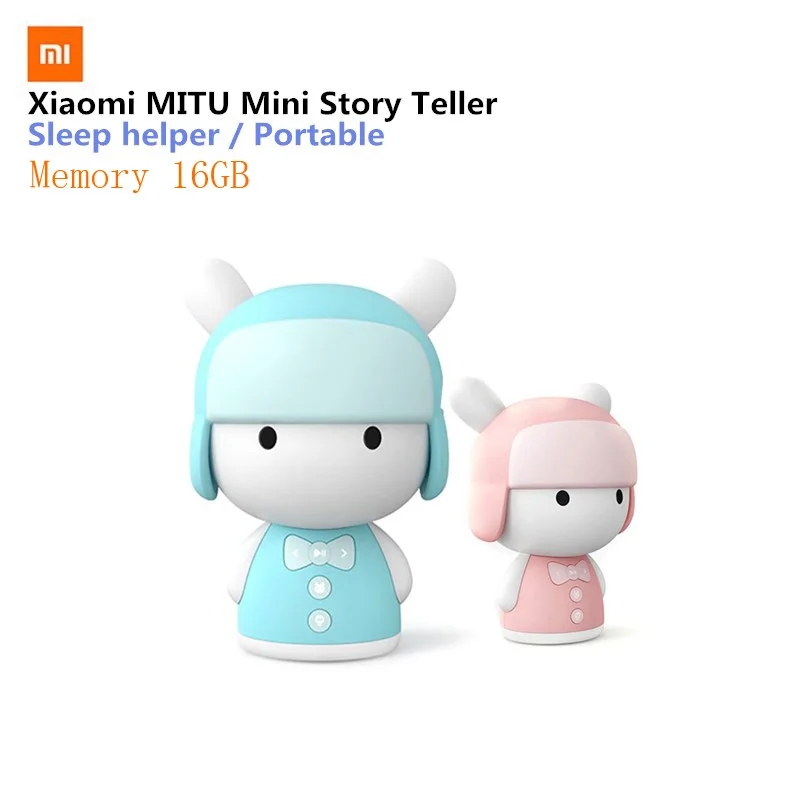 Оригинальная Xiaomi mi игрушка-робот TU Intelligent Story Teller 16GB mi ni Robot спикер Xiaomi mi фигурка робота подарок на день рождения для детей
