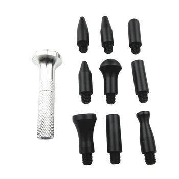 

Car Dent Repair Tool Kit Repairing Pen Kit Dent Lifter Tool Set Flattening Pen With 9 Heads Car Paintless Dent Repair