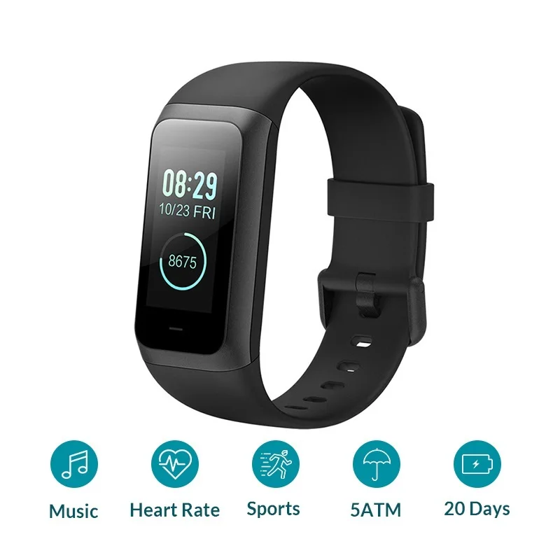 Amazfit Смарт-часы спортивный ремешок 2 Кор 2 Браслет монитор сердечного ритма водонепроницаемый ips экран 20 дней в режиме ожидания Bluetooth 4,2 английский