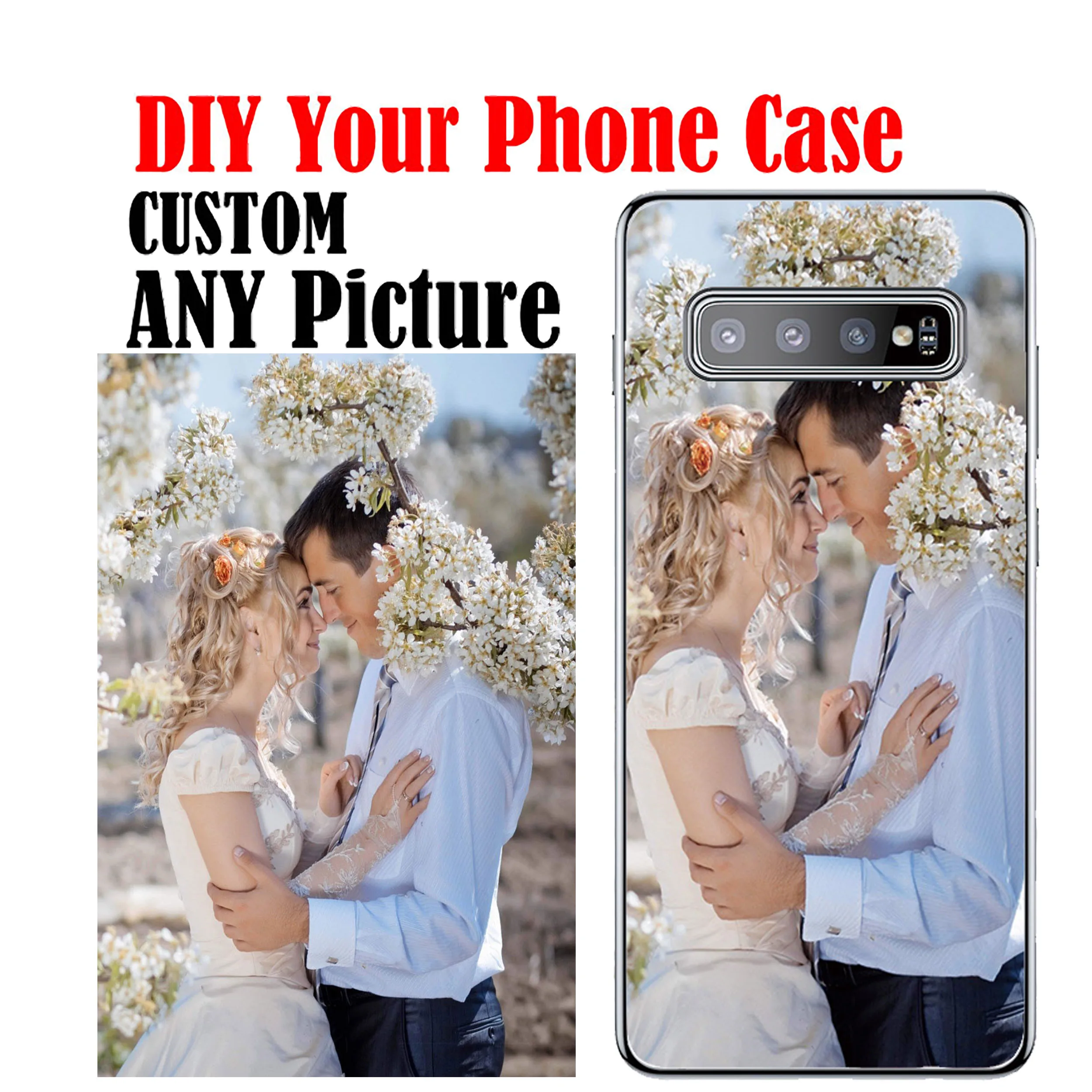 

Custom DIY Print Photo Soft Silicon TPU Phone Case Customized Back Cover for Samsung S20 S11 S10Plus Note10 9 8 S11 S10e S9 S8